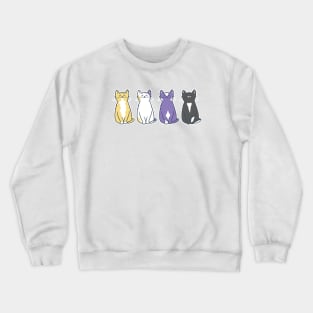 Non Binary Purride Crewneck Sweatshirt